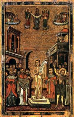 Saint Romanos the Melodist.